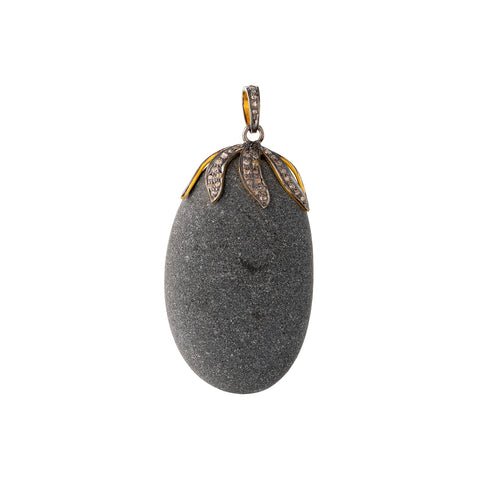 Diamond Lake Stone Pendant